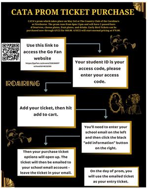 Prom Ticket directions